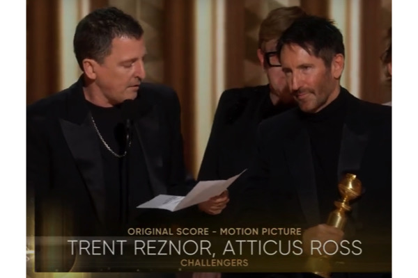 ,@,challengers2023021312,reznor,ross, - Golden Globes 2025 : et de 3 ! Trent Reznor et Atticus Ross triomphent pour la musique de Challengers